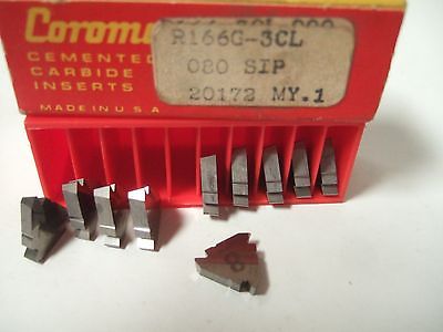 SANDVIK Coromant R166G 3CL 080 SIP 20172 Threading Lathe Carbide Inserts