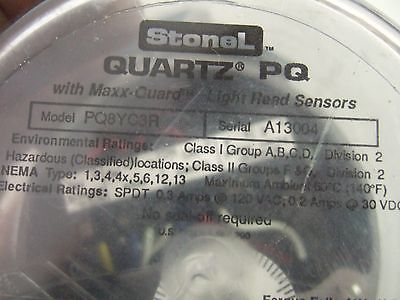 Stonel Position Monitor STONEL QUARTZ Model PQ8YC3R Explosion Proof Valve Monitor Sensor