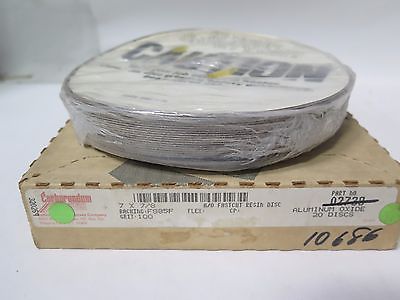 Carborundum Abrasives A/O Fastcut Resin Discs 100 Grit 7" x 7/8" 10686 Qty 20