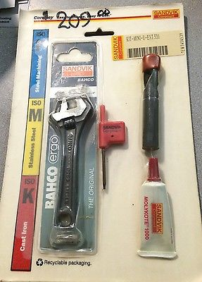 SANDVIK Coromant Kit Mini U EXT 531 7EW5454X39 Indexable Carbide CoroKey Drill