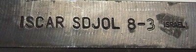 ISCAR SDJOL 8 - 3 Self Grip Holder Blade Carbide Inserts New