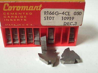 SANDVIK Coromant R166G 4CL 050 S1OT 10919 Threading Lathe Carbide Inserts