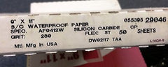Lot 200 Carborundum Waterproof Paper 9x11 Silicon Carbide 280 Grit 29046