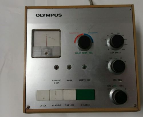 OLYMPUS OPTICAL Control Unit For 35mm Camera Back C-35A Microscope Controller