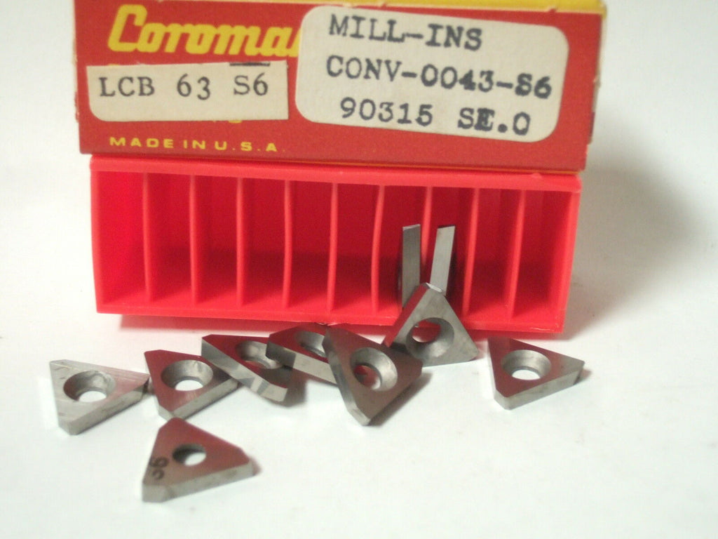 SANDVIK COROMANT Mill LCB 63 S6 INS CONV 0043 90315  Lathe Carbide Inserts