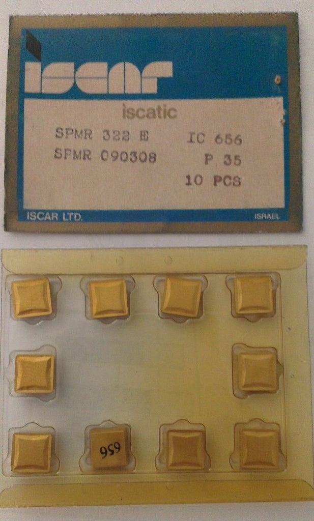 ISCAR SPMR 322 E IC 656 Carbide Inserts 10 Pcs Lathe Mill Turn Tool Tools New