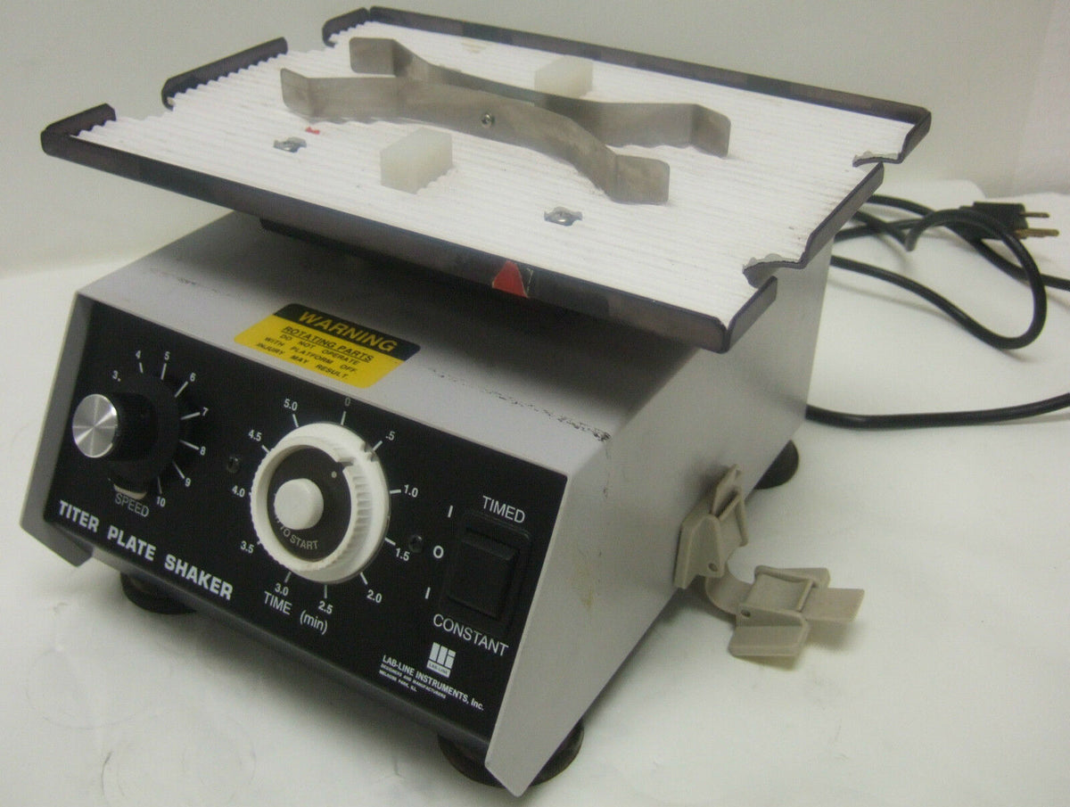 Lab Line Instruments 4625 Titer Plate Shaker with Holding Clamps