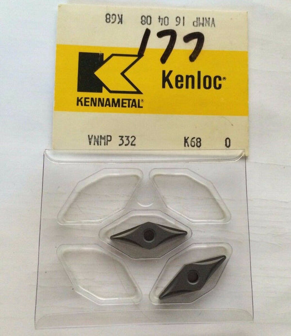 KENNAMETAL KENLOC VNMP 332 K 68  16 04 08 Lathe Carbide 2 Inserts Mill Cut-Off