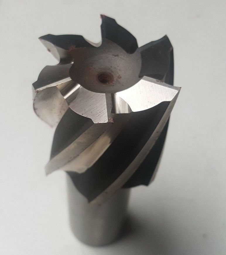 NACHI YD HSS End Mill New 6 Flutes 2inch Dia  1-1/4 Shank  2 LOC L201 F64B