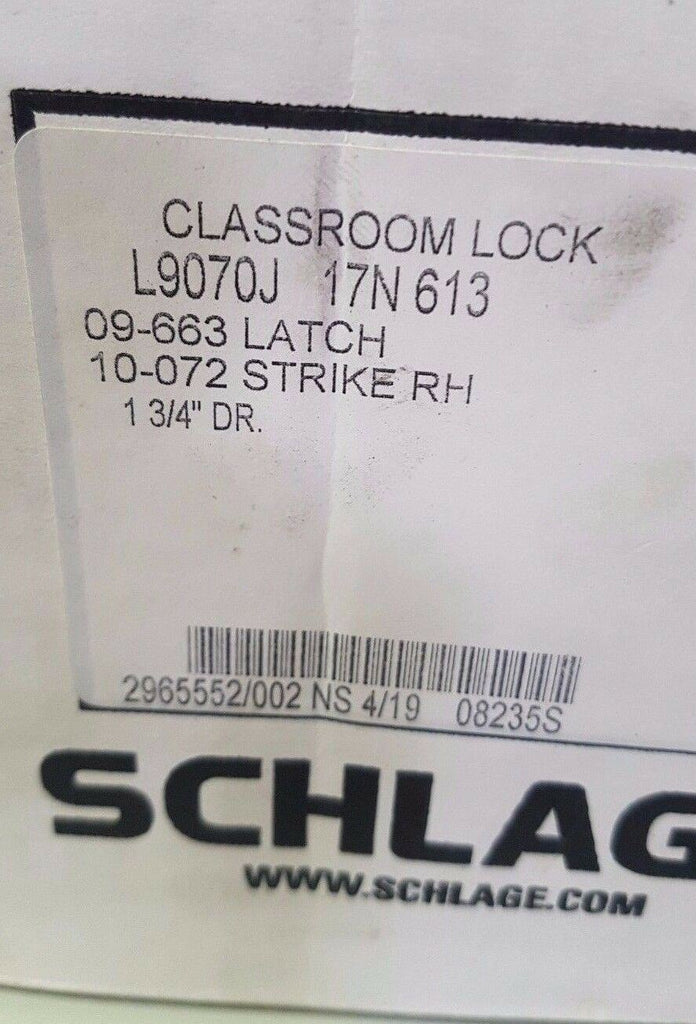 SARGENT Trim Lock L9000 Series Vintage Door
