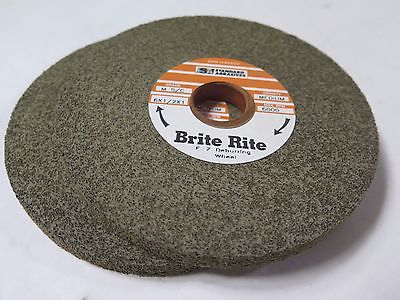 Standard Abrasives 6 x 1/2 x 1" 853022 E-Z Deburring Wheels M S/C MED Qty 2 New