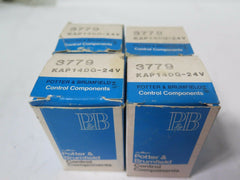 Lot of 2 Potter & Brumfield Control Components 3779 KAP14DG-24V Brand New
