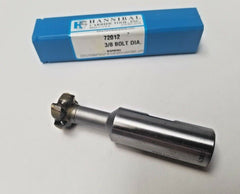 Hannibal Carbide Tipped 72012 3/8 Bolt DIA Key Seat Cutter End Mill NEW