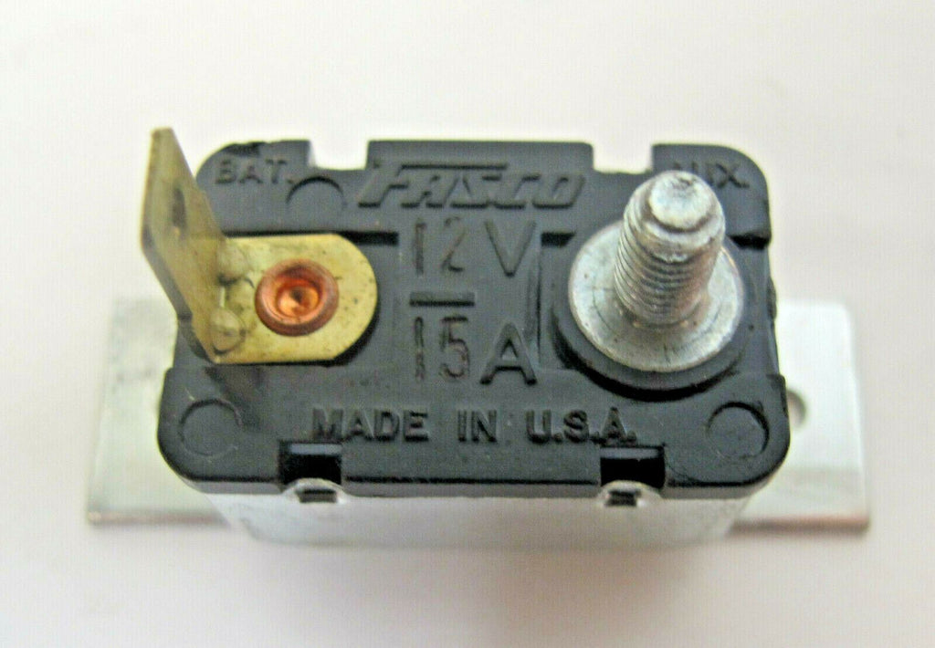 Lot 2 Brand New Fasco Circuit Breaker Auto Truck Fuse 12V 15A With Bracket USA