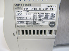Mitsubishi S500 Inverter drive VFD FR-S540-0.75K-NA Variable Frequency 1HP