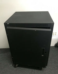 Middle Atlantic AFD14 Black Enclosure Server Rack on Wheels for Video Audio