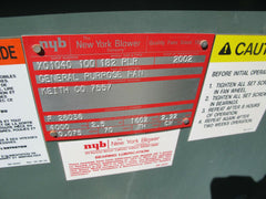 New York Blower nyb General Purpose Fan 182 PLR Wheel 4000 CFM 3 HP Baldor Motor