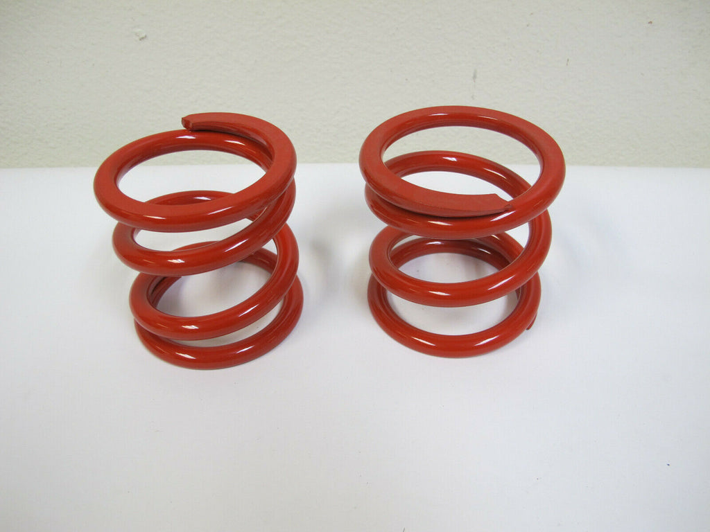 Lot of 2 Works Performance Shock Compression Springs 3.25" 750Lb .406 Wire Red