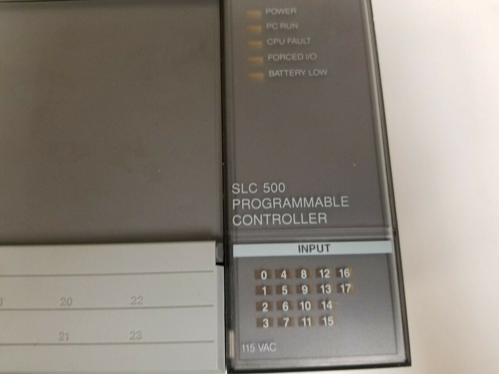 ALLEN BRADLEY 1747-L30B SER B FRN 4 SLC 500 PROCESSOR UNIT 30 I/O