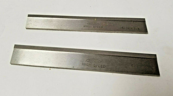 2 New 5/32 x 3/4 x 5" Square Lathe Tool Cutting HSS Blank Bit BESLY USA