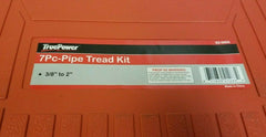 TruePower 7 Pcs Pipe Thread Kit 3/8