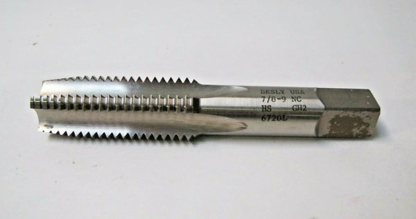 Besly Cutting Tools Tap 7/8-9 NC GH2 4 Flutes Plug Brand New Made In USA
