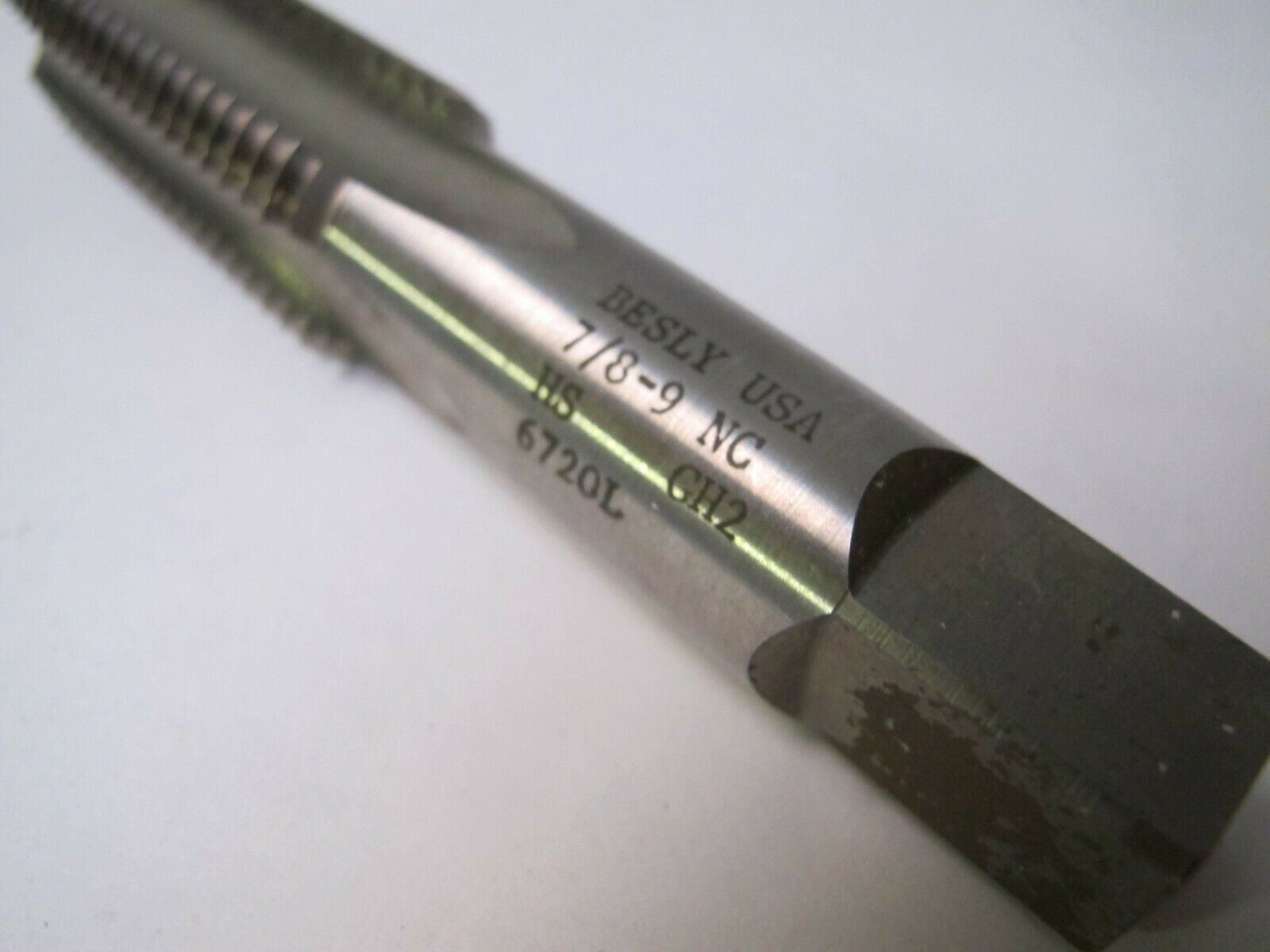 Besly Cutting Tools Tap 7/89 NC GH2 4 Flutes Plug Brand New Made In U