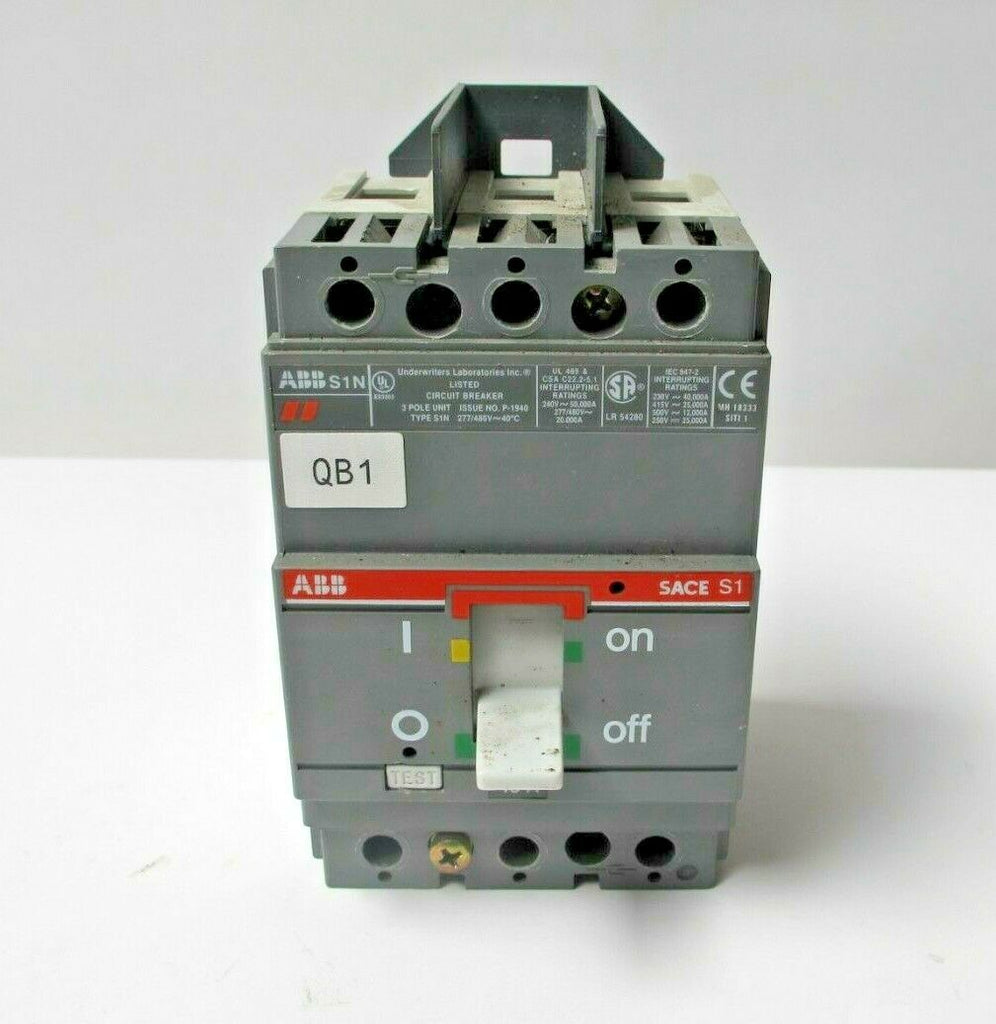 ABB S1N SACE S1 Circuit Breaker 277/480V