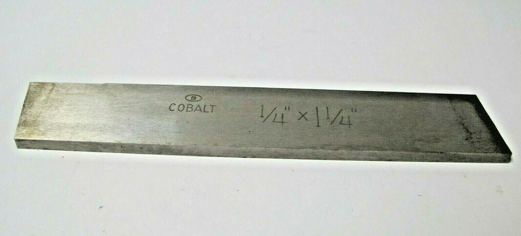 Besly Cobalt 1/4" x 1-1/4 x 7" Lathe Tool Cutting HSS Bits New