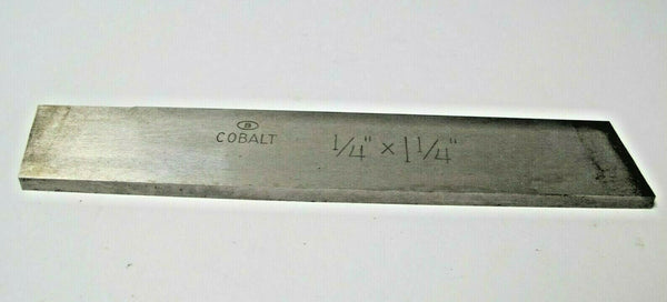Besly Cobalt 1/4" x 1-1/4 x 7" Lathe Tool Cutting HSS Bits New