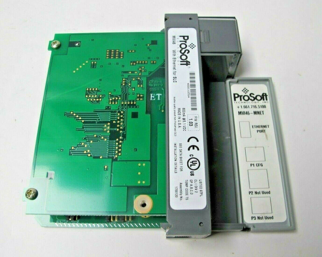ProSoft Technology MVI46-MNET with Ethernet for SLC F/W REV 1.03