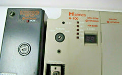 Hitachi Hseries H700 CPU-07Ha HIDIC AVR-06H XAC 10BH AC IN /YRY 20BH,20AH RY OUT