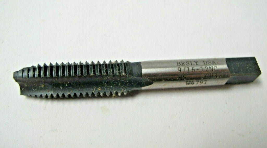 1 Besly Tap 9/16 - 12 NF HS GH2 3 Flute Brand New Made in USA
