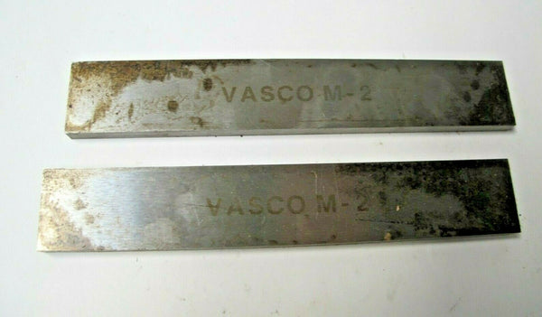 Lot of 2 VASCO M-2 Lathe Tool Cutting HSS Bits 1/4" x 1" x 6" High Speed
