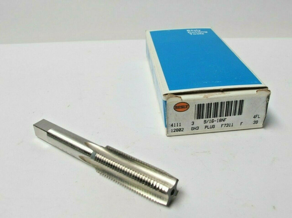 1 Besly Tap  9/16 - 18NF 4 Flutes PLUG GH3 Brand New Made in USA
