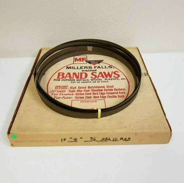 1 New Millers Falls 14' 8" Long 3/4 Width Joined Band Saw Blade .032 Thickness