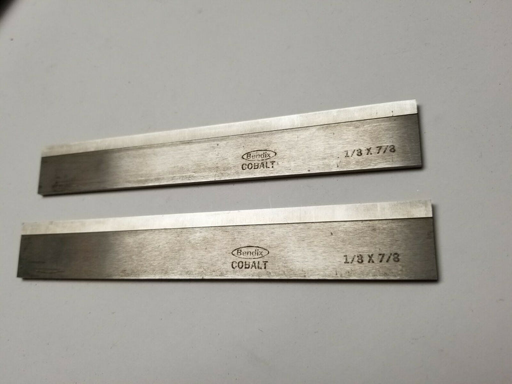 2 New 1/8 x 7/8 x 6" Rectangle Lathe Tool Cutting cobalt Blank Bit BESLY