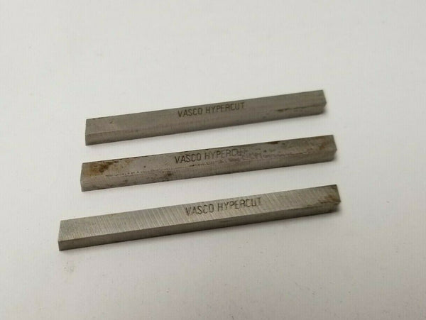 VASCO Hypercut 3/16 x 2-1/2 Square Lathe Tool Cutting HSS Bits Ground High Speed