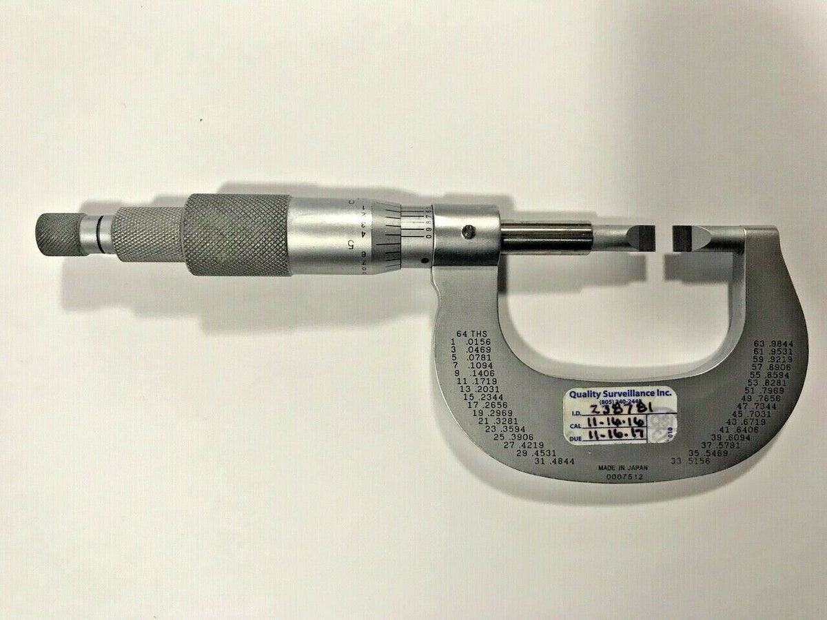 Mitutoyo Blade Micrometer no: 122-151 0