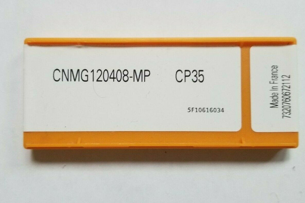 10 Pcs CARBOLOY CNMG 120408-MP CP35 Carbide Inserts Lathe Tools New