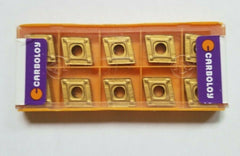 10 Pcs CARBOLOY CNMG 120408-MP CP35 Carbide Inserts Lathe Tools New