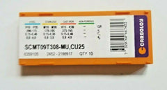 10 Pcs CARBOLOY SCMT 09T308-MU CU25 Carbide Inserts Lathe Tools New