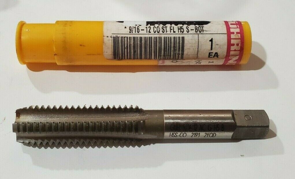 GUHRING Tap 9/16-12 CO ST FL H5 S-BOTT HSS 2191 2YQD