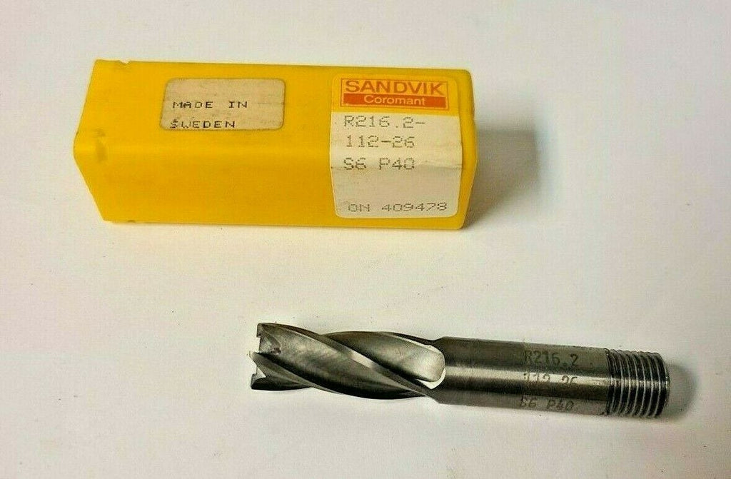 SANDVIK COROMANT R216.2-112-26.56 P40 Shoulder Mill Lathe Tool Holder New
