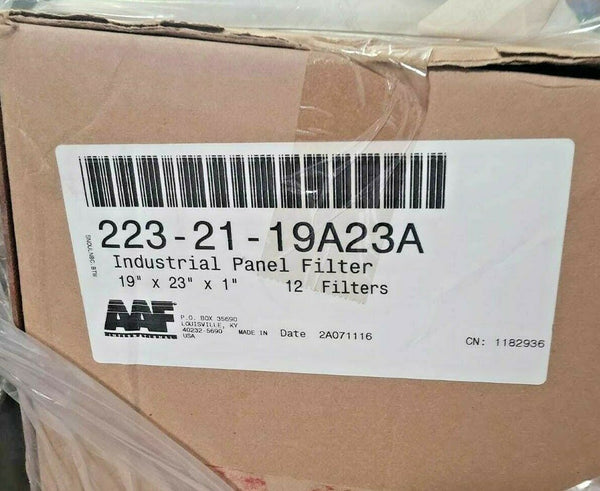 12 Industrial Panel Filters 19" x 23" x 1" 223-21-19A23A American Air
