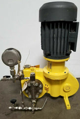 Milton Roy Metering Pump RS11124XSESELNN w/Eline EL101 Three Phase Motor