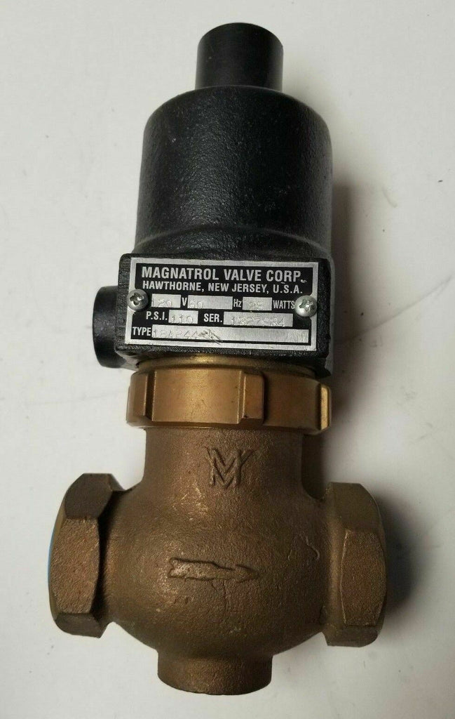 Magnatrol Valve 18AR44 -W 110 PSI 2 Way 1 Inch Bronze Solenoid Valve 25 Watts