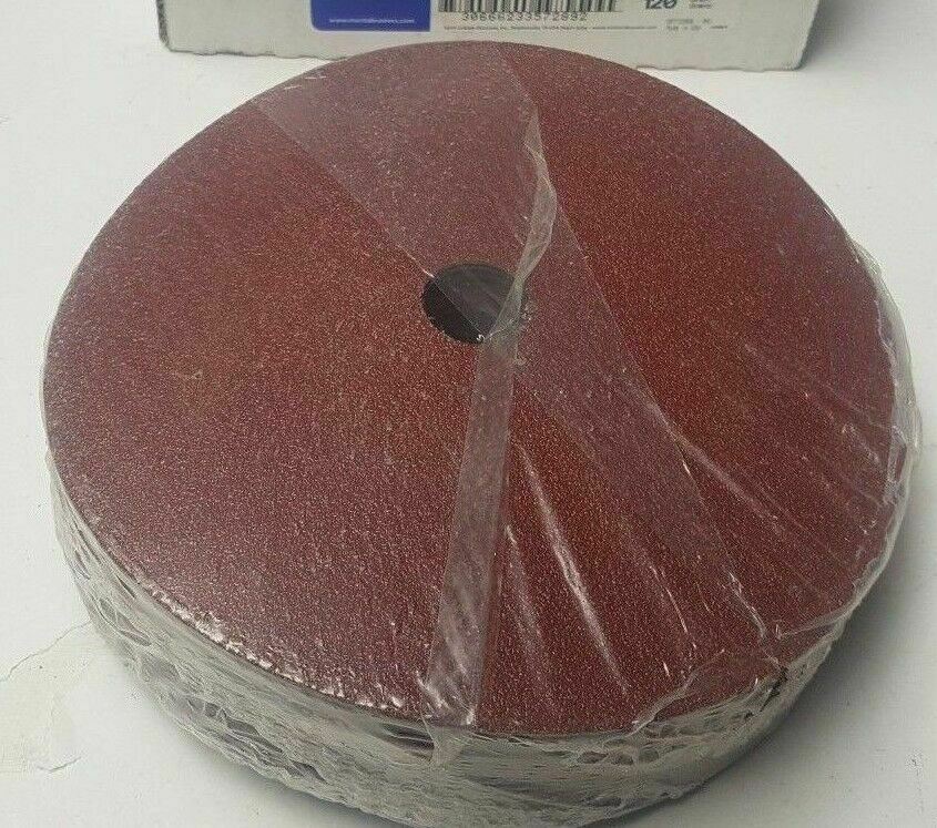 Lot of 50 57289 FIBER DISCS Aluminum Oxide Fiber Merit 7"x7/8" 120 Grit Abrasive