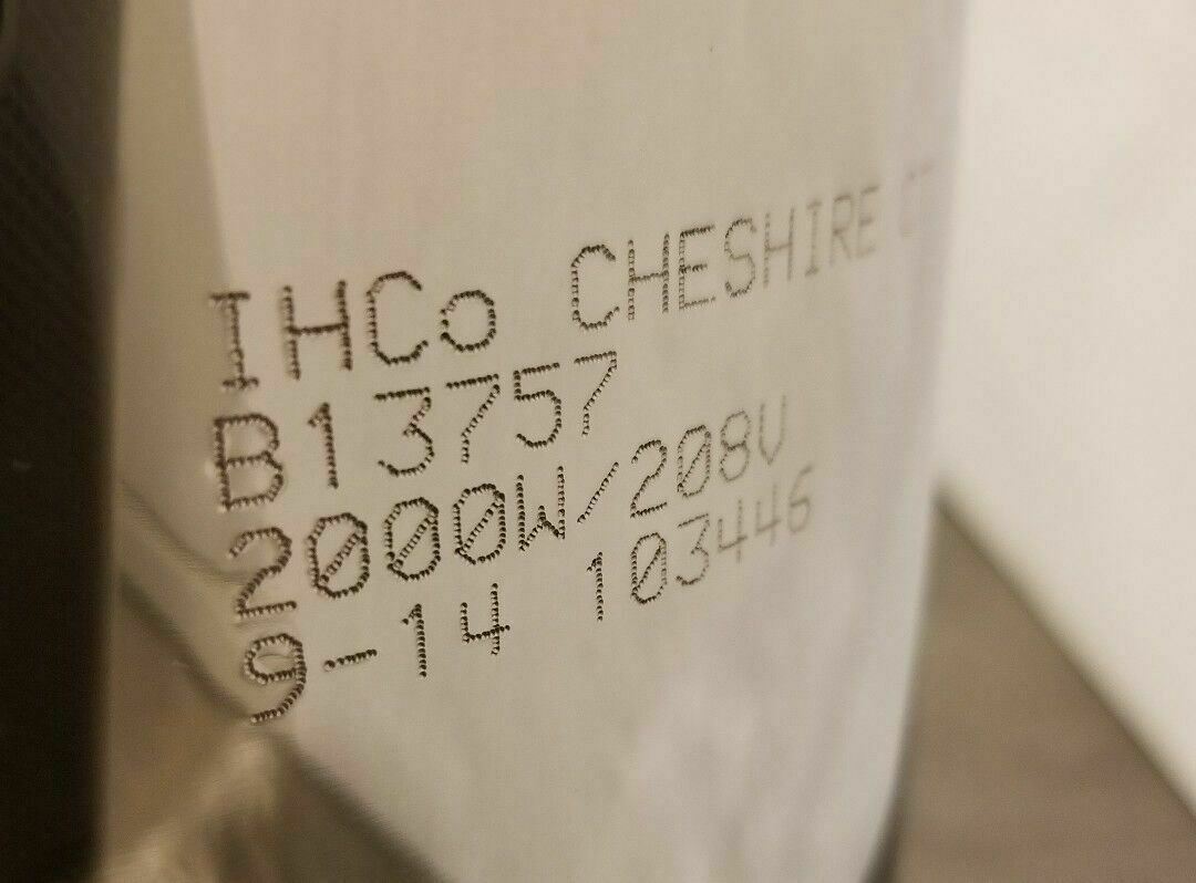 IHCo Cheshire 13757 Ceramic Induction Barrel Heater Band 2000 Watt 208