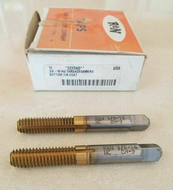 2 Pcs Reiff Nestor R&N ThreadFormer HSS Standard Bott Tap 3/8-16 H9 333THD Bott